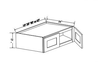 Refrigerator Wall Cabinet - 12”H