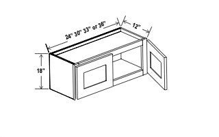 Standard Wall Cabinet - 18”H