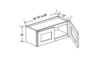 Standard Wall Cabinet - 12”H