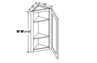 Angle Corner Wall Cabinet