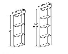 Open End Wall Shelf