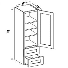 Tower Pantry Wall Cabinet