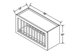 Plate Rack Wall Cabinet