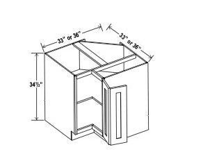 Easy Reach Corner Base Cabinet