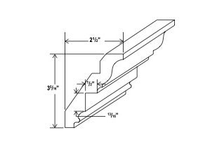 Inset Crown Moulding